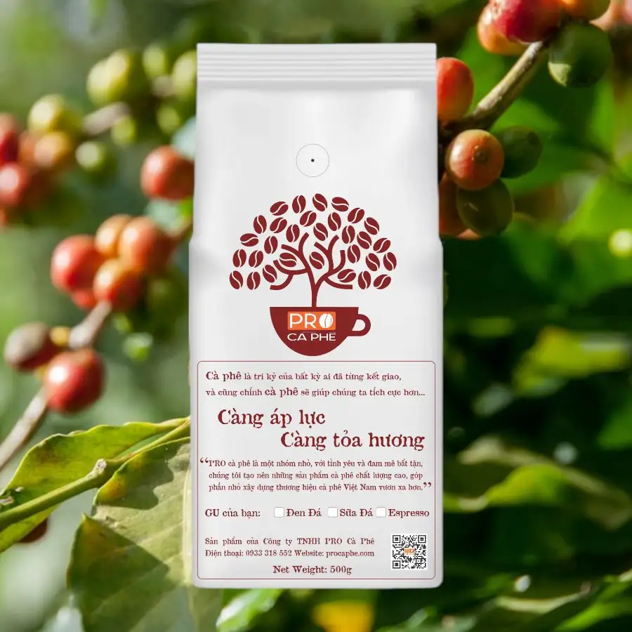 Cà phê pha máy PRO Espresso Arabica