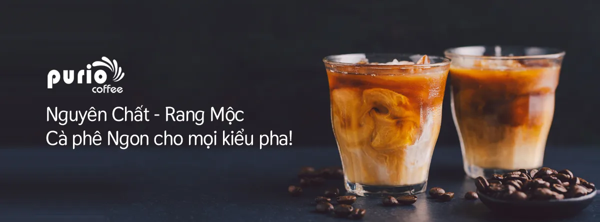Bịch cà phê nguyên chất được đóng gói cẩn thận giúp giữ được trọn vẹn hương vị và độ sạch