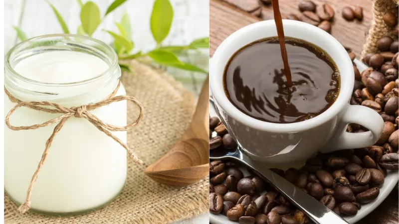 Cà phê sữa chua giàu vitamin A, C có lợi cho việc dưỡng da sáng đẹp