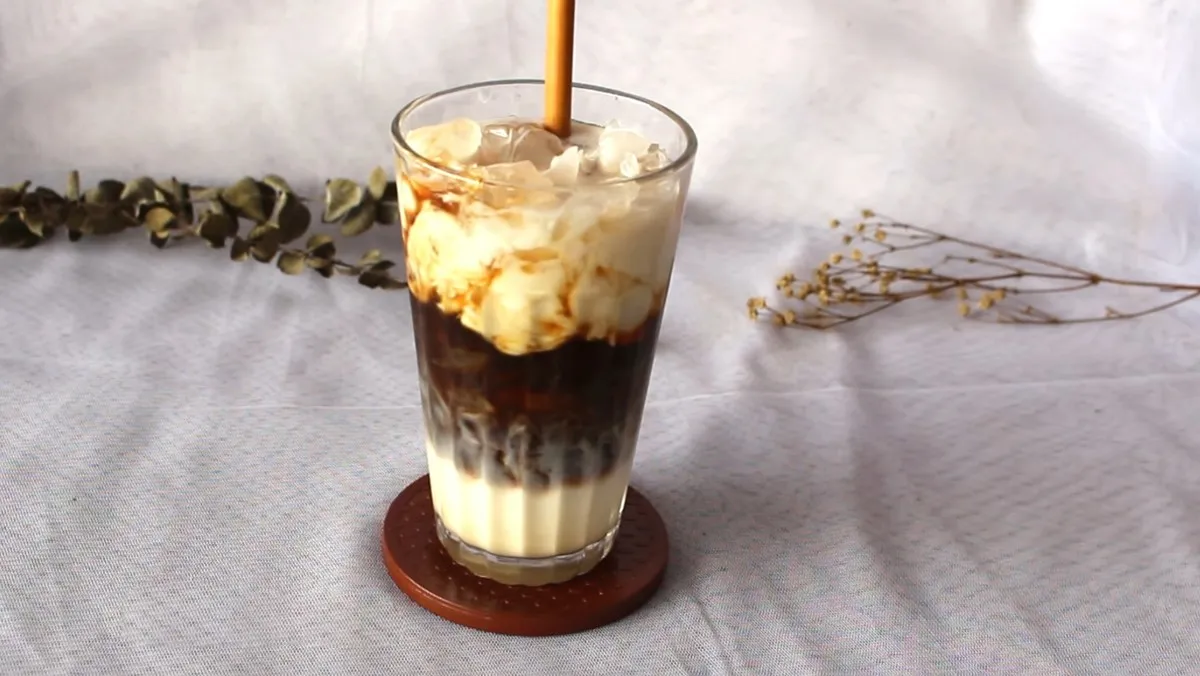 Cà phê sữa dừa thơm ngon