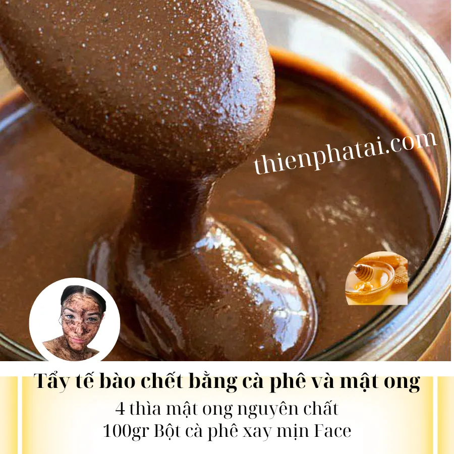 Cà phê xay mịn có thể dùng làm mặt nạ và tẩy da chết cho mặt