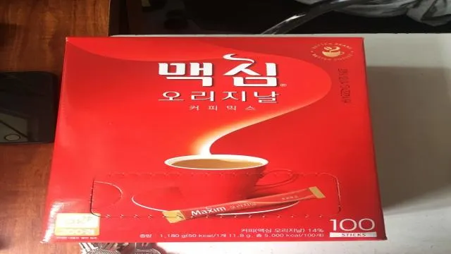 Cách Pha Cà Phê Maxim Hàn Quốc - Hình ảnh tổng quan gói cà phê Maxim