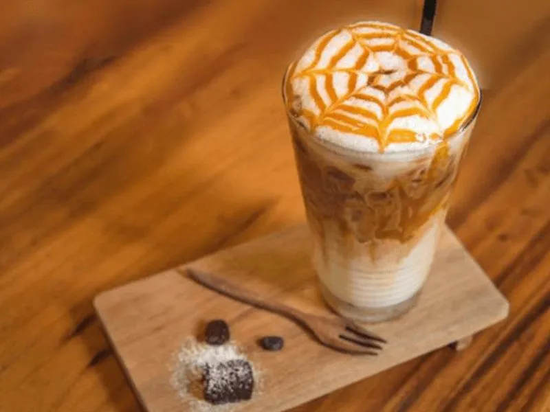 Caramel Macchiato đá xay chuẩn vị, cách làm cà phê đá xay chuyên nghiệp
