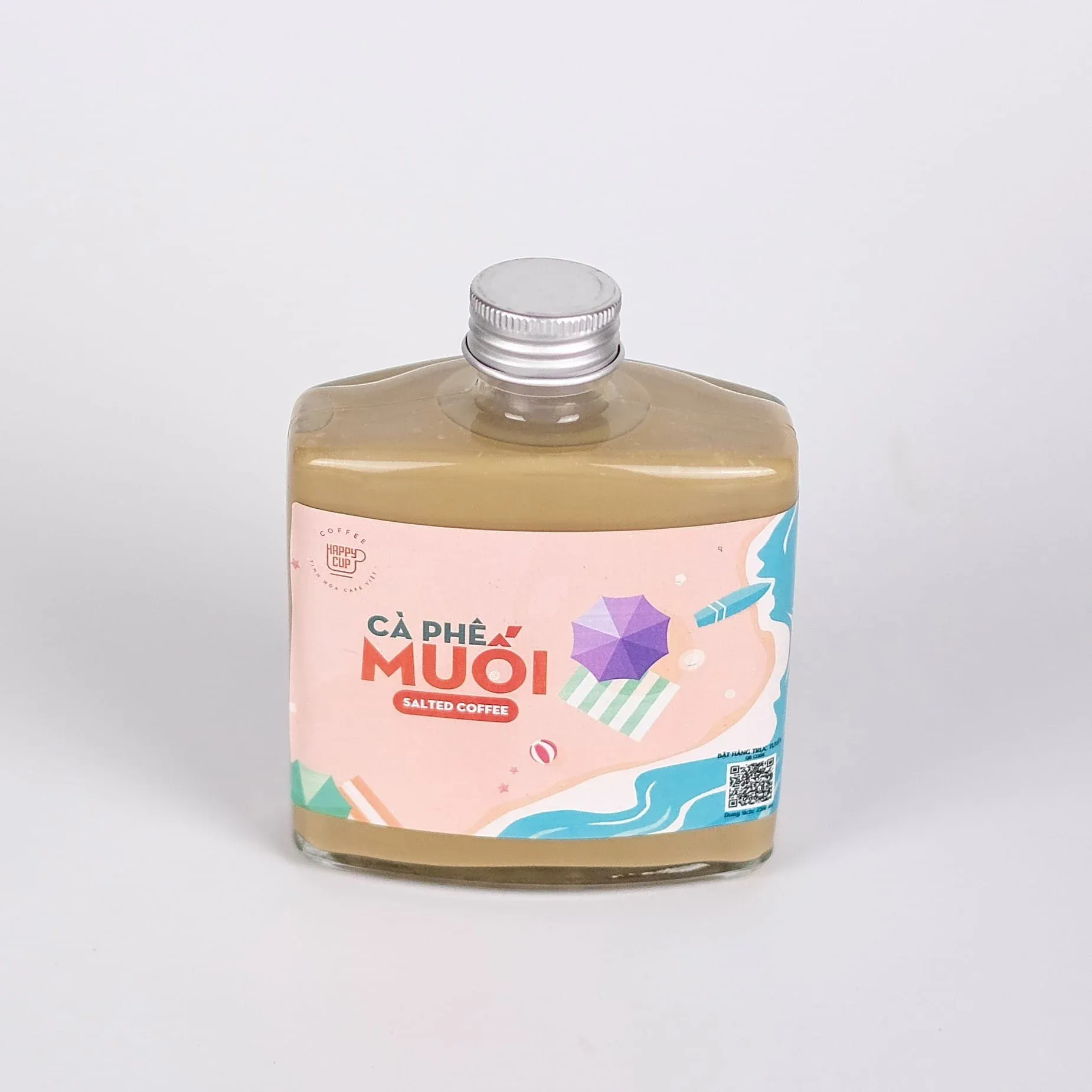 Công thức cà phê muối đóng chai chuẩn vị Huế với lớp kem mặn độc đáo