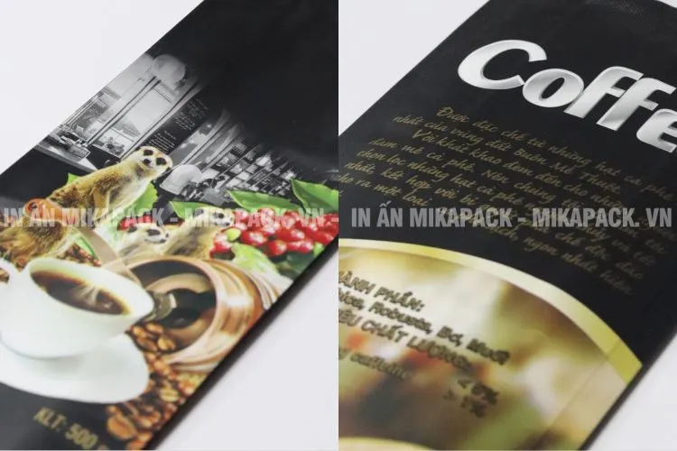 Công ty Mikapack cung cấp mẫu bao bì cà phê có sẵn chất lượng cao, đa dạng mẫu mã tại kho