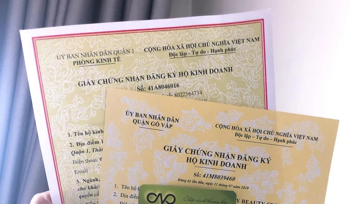 Giấy chứng nhận đăng ký hộ kinh doanh quán cà phê và các điều kiện bắt buộc