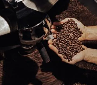 Hạt cà phê Robusta rang đậm màu, nguyên liệu cốt lõi cho cách pha cà phê Robusta