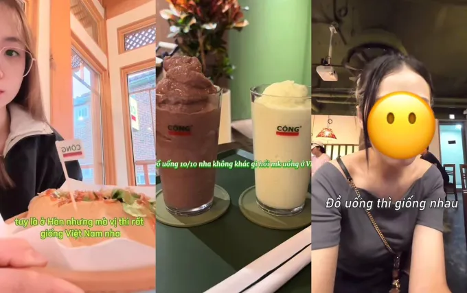 Khách hàng hào hứng dùng thử các loại đồ uống có cam và các hương vị trái cây nhiệt đới tại Cộng Cà Phê