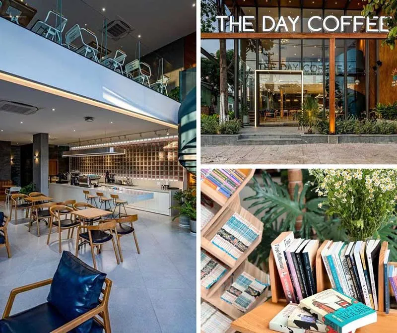 Không gian sáng sủa, đơn giản và thoáng mát tại The Day Coffee Thủ Đức