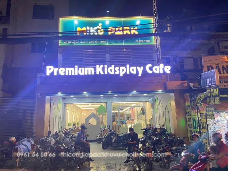 Không gian xanh trong lành và khu vui chơi hiện đại tại MIKO PARK PREMIUM KIDSPLAY CAFE