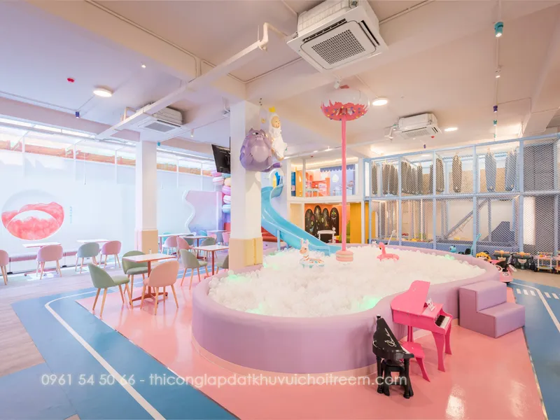 Khu vui chơi với các trò chơi nhập vai và vận động kích thích sự sáng tạo tại Kawaii Family & Kids Cafe