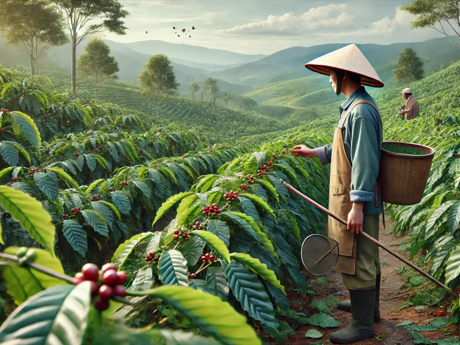 Kiểm tra và phòng trừ sâu bệnh là bước không thể thiếu trong chăm sóc cà phê sau thu hoạch