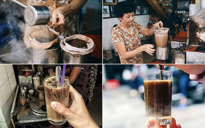 Kỹ thuật nhúng vợt là điểm mấu chốt trong cách pha cà phê kho
