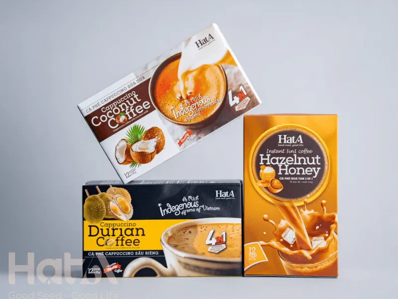 Lựa chọn các thành phần lành mạnh như sữa thực vật và tự nhiên để pha cà phê hòa tan