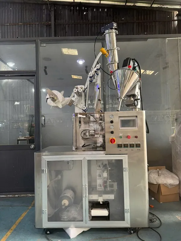 Mẫu máy đóng gói cà phê túi lọc tự động của Anpha Tech