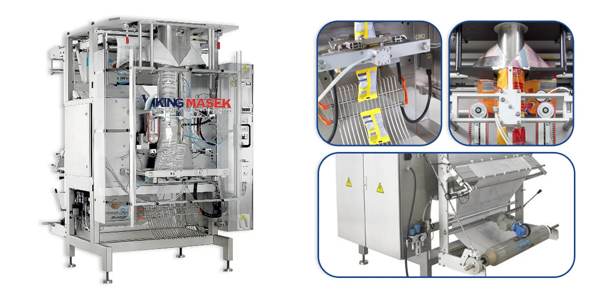 máy đóng gói cà phê VFFS M500 hoạt động tự động