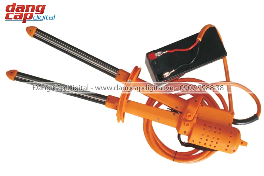 Máy hái cà phê BMC, ảnh cận cảnh mô tả cơ chế tuốt quả hình chữ V