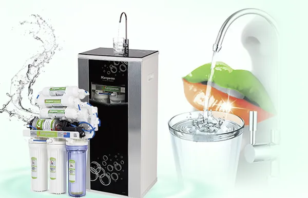 Máy lọc nước Kangaroo với thiết kế hiện đại, công suất lọc tối ưu cho các mô hình kinh doanh F&B