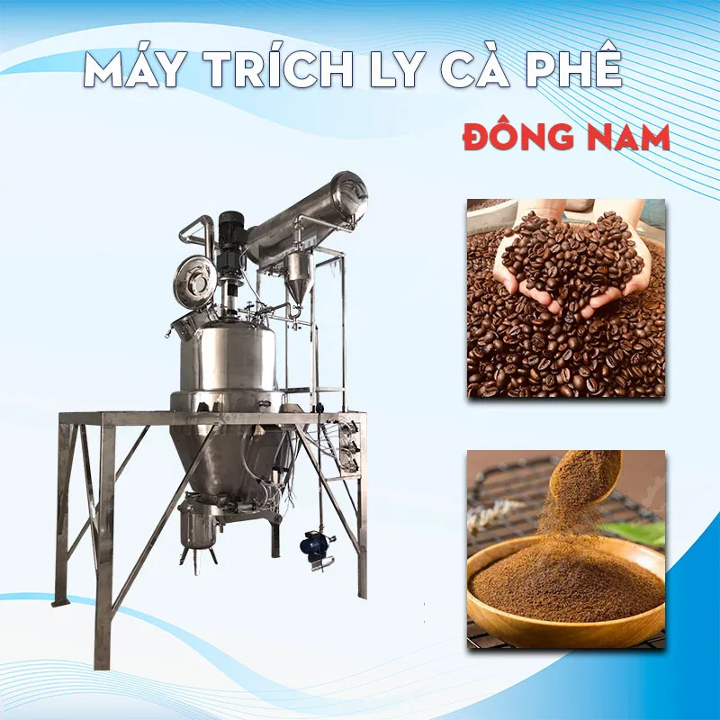 Máy trích ly cà phê công nghiệp hiện đại
