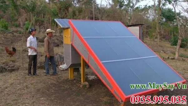 Một kiểu sấy năng lượng mặt trời tự chế đơn giản cho nông hộ