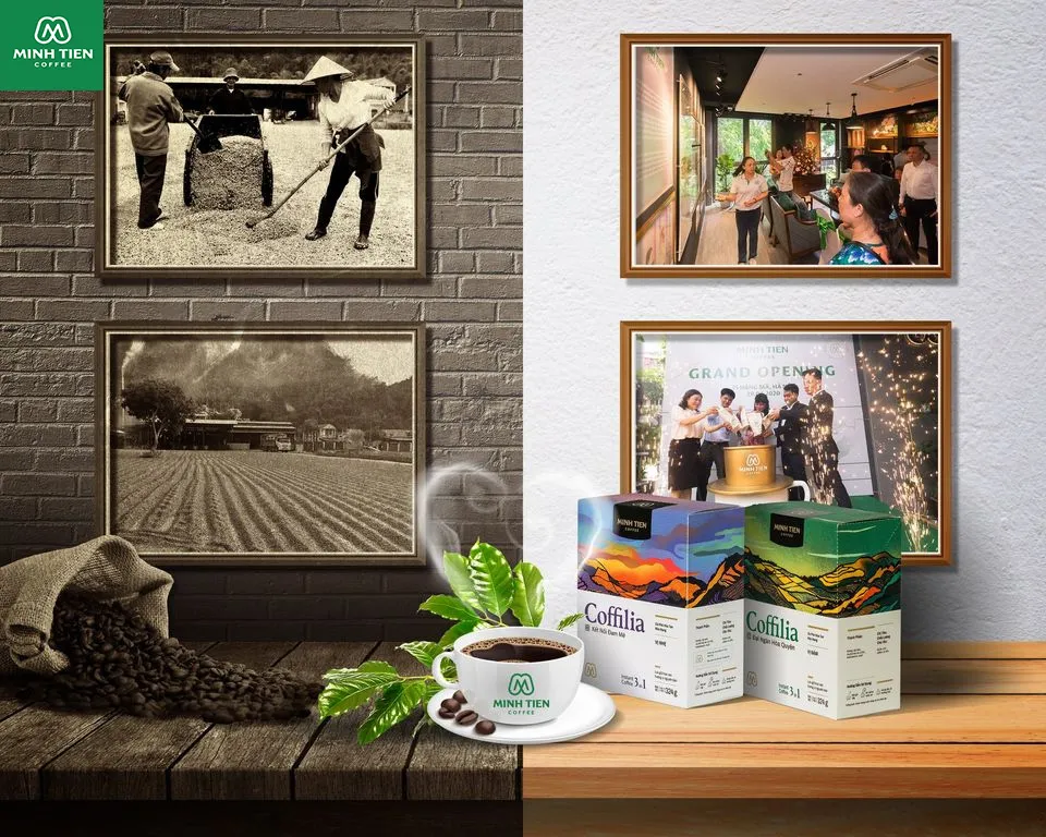 Một ly cà phê hòa tan nóng ấm được chuẩn bị để thưởng thức