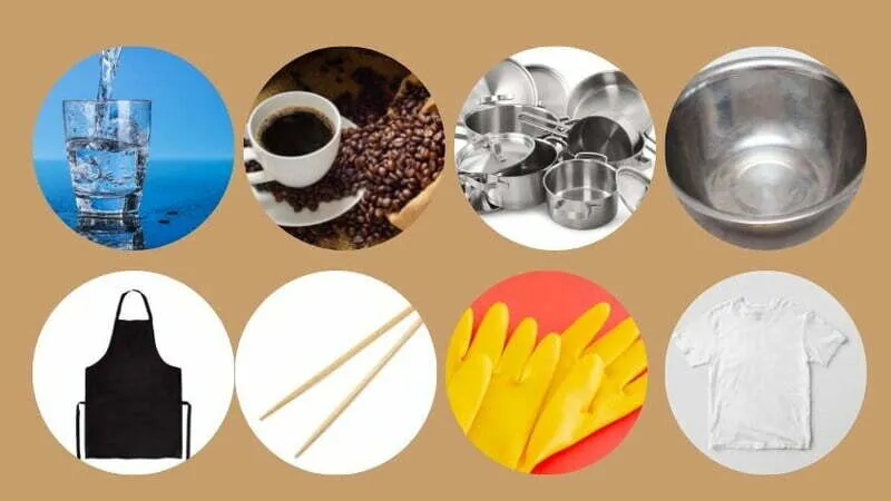 Nguyên liệu nhuộm quần áo bằng cà phê