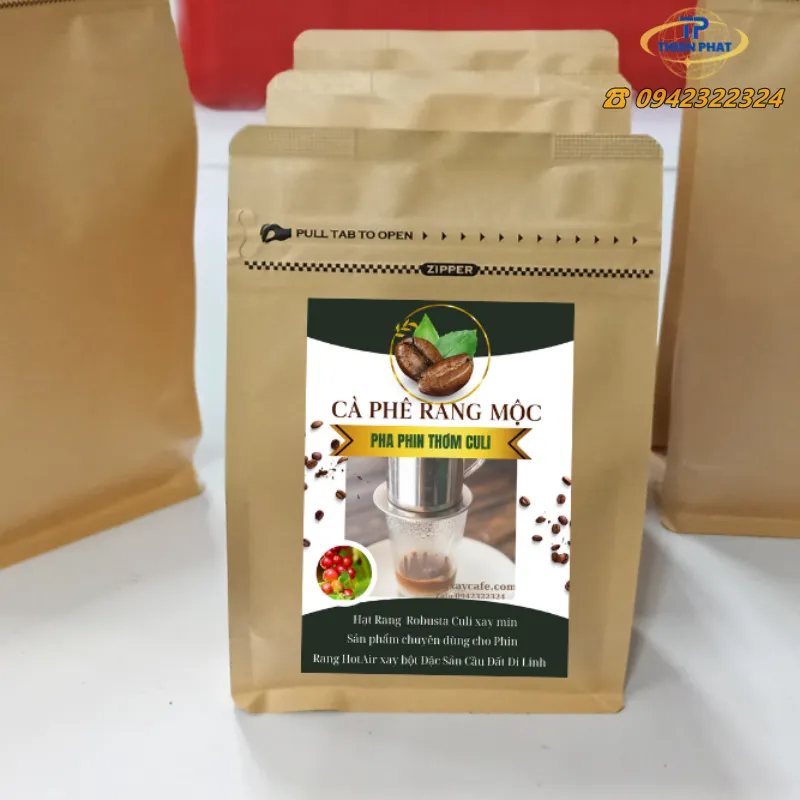 Những hạt cà phê Culi Robusta chất lượng cao, đậm màu