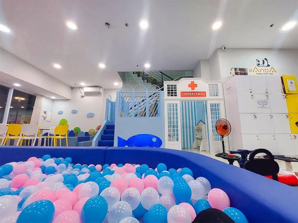 Panda Family & Kids Cafe: Khu vui chơi trong nhà ấm cúng tại quán cà phê có khu vui chơi trẻ em TPHCM