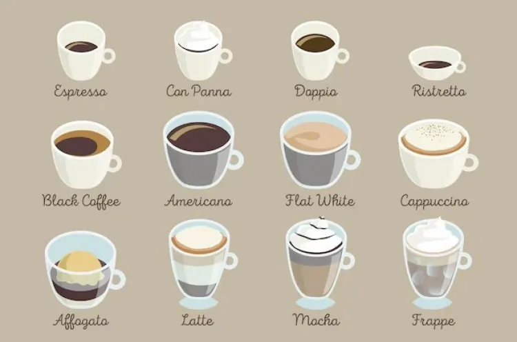 Pha chế các loại cà phê pha máy phổ biến như Latte và Cappuccino