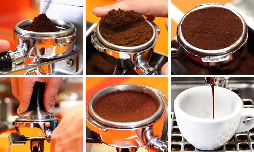 Pha double shot espresso là bước khởi đầu quyết định chất lượng của cà phê sữa pha máy
