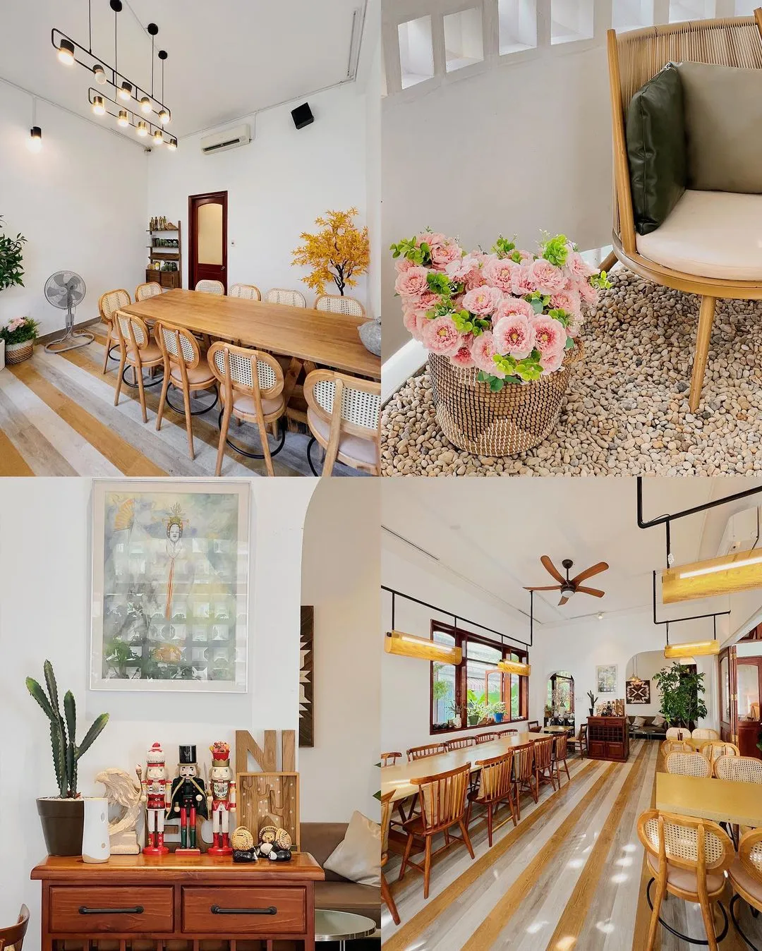 Quang cảnh bên trong Oromia Coffee & Lounge với hệ thống điều hòa hoạt động hiệu quả