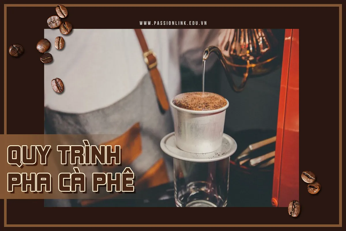 Quy trình pha cà phê phin đúng chuẩn với kỹ thuật ủ (Blooming) giúp chế cà phê ngon