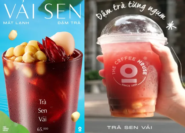 Sen Vải ngọt lành, mọng nước, hòa quyện tinh tế giữa hồng trà đậm vị và hạt sen bùi béo, tạo nên sự cân bằng trọn vẹn.