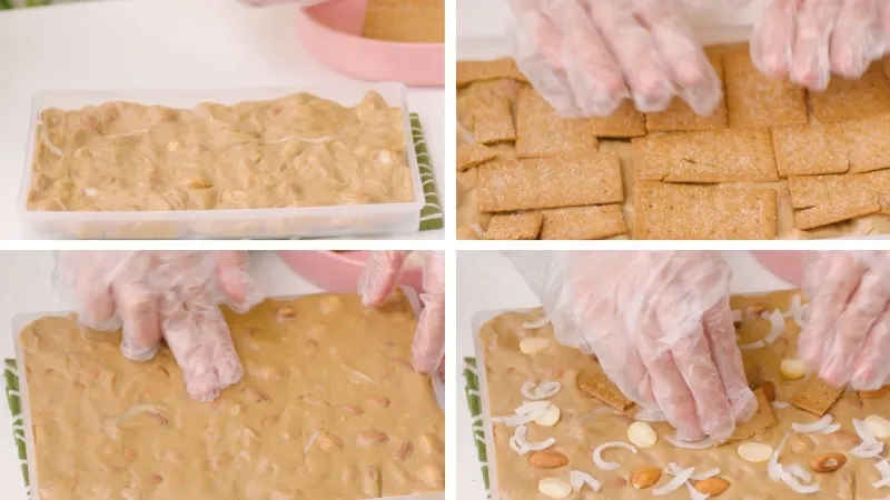 Tạo hình kẹo nougat