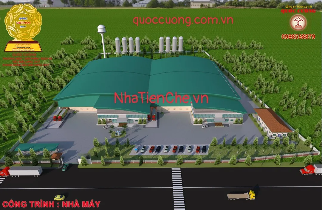 Thiết kế mặt bằng công năng tối ưu cho nhà máy sản xuất