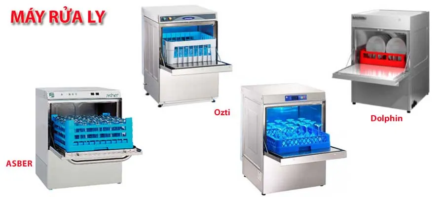 Thiết kế máy rửa ly dưới quầy giúp tiết kiệm không gian tối đa