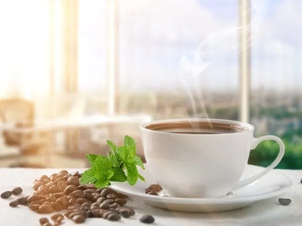 Tinh dầu bạc hà là một cách tạo mùi thơm cho cà phê tự nhiên