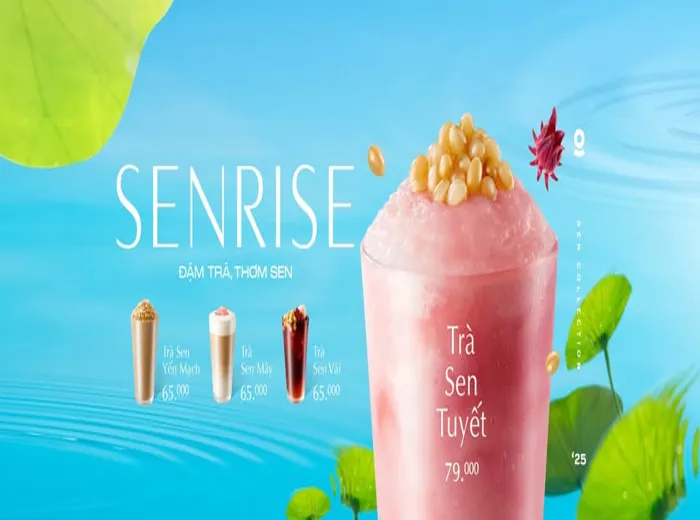 Trong Senrise, hồng trà Phúc Kiến đóng vai trò như “nền nhạc trầm”, tạo cấu trúc vững chắc và cân bằng hương vị.