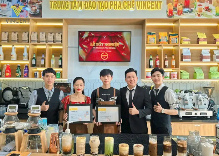 Vincent Đà Nẵng đào tạo pha chế