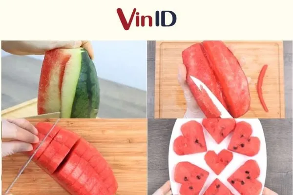 Dưa hấu hình trái tim, tượng trưng cho niềm đam mê và sự đầu tư nghiêm túc vào sức khỏe cây trồng và chất lượng sản phẩm