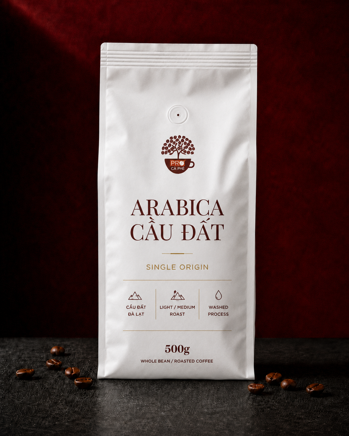 Hạt Cà Phê Arabica Cầu Đất