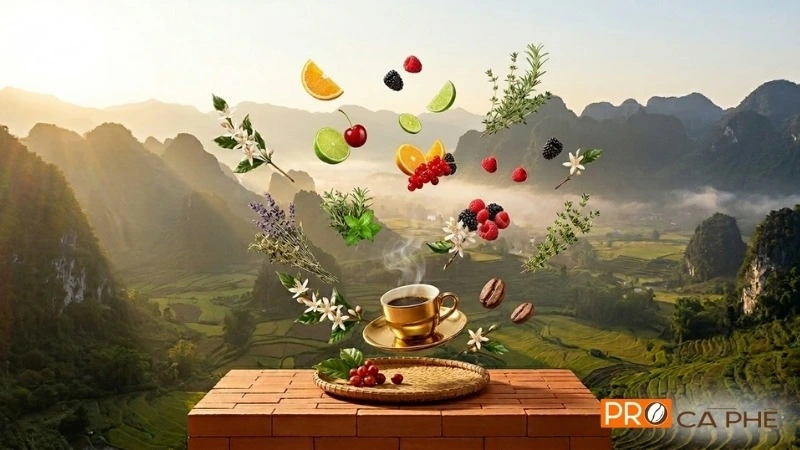 Tách cà phê Arabica Điện Biên mang hương vị của buổi sớm trong lành nơi thung lũng